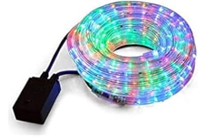 MADPRICE TUBO LUMINOSO LED LUCI DI NATALE IMPERMEABILE ESTERNO RGB CALDO FREDDO 10 15 20M (Bianco Caldo, 10m)
