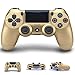 Produktbild BGAME Wireless Controller für PS4, Wireless Game Controller, Bluetooth Dual Shock mit Mini-USB-Ladekabel, Playstation 4, Pro/Slim PS4, PC, PS-Fernseher,Gold