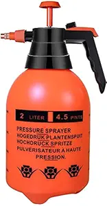 BONDWET 2L Garden Pump Pressure Sprayer | Lawn Sprinkler | Water Mister | Spray Bottle for Herbicides, Pesticides, Fertilizers, Plants Flowers 2 L Capacity -Spray Pump (Multicolor)