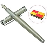 Picasso 903 Fountain Pen Fine Nib Sweden Flower King with Gift Pen Box Set Platinum Color