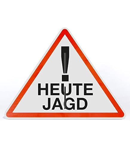 Melis-Folienwerkstatt Schild 'Treibjagd' – Robustes Warnschild Für Draußen, 45x30 Cm, 3 Mm Hartschaum, Wetterfest