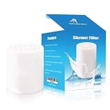 √ PURIFICA SU AGUA - WinArrow Cartucho de Filtro para elimina cloro, flúor, metales pesados   (plomo, mercurio, níquel, cromo), bacterias, pesticidas e inhibe el crecimiento de la escala, algas, hongos y moho