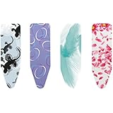 Brabantia 264825 - Funda protectora para mesa de planchar, 124 x 45 cm, 4 mm de espuma y 4 mm de fieltro, surtido