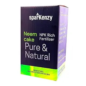 Sparkenzy Premium Neem Cake Powder for Plants 1 Kg | Neem Khali | Pure and Organic