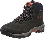 Passform: normal Lico Herren Milan Trekking-& Wanderstiefel, Schwarz (Anthrazit/Orange), 44 EU
