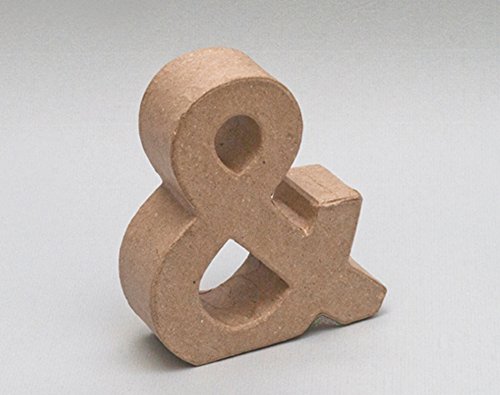 Letra de cartón - &