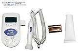Jumper Medical JPD-100S6 Pocket Fetal Doppler, handgehaltenes Ultraschallgerät zum Hören und Überwachen der Baby-Herztöne, mit 3 MHz Sonde, CE, FDA, ISO Zertifizierung, mit 2 AA Batterien, weiss-blaue Farbe - 3
