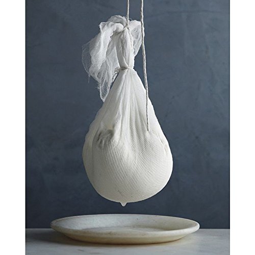 zesgood 100% natürliche Baumwolle ungebleichtem Musselin Besteckmotiv, 3 Pack, 20 Fläche/3 Meter - 5