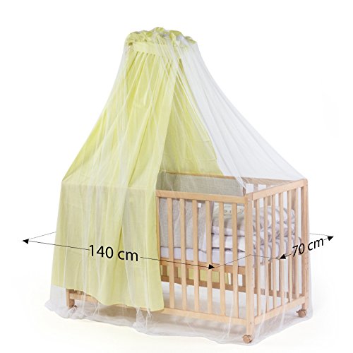 DIAGO 30013.71363 Insektenschutz für Kinderbett mit Himmel, weiß - 3