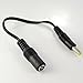 Produktbild 18cm 4.0 x 1.7 mm Stecker auf 5.5 x 2.1mm Buchse DC Netzteil Adapter Kabel