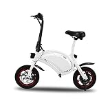 bicicleta eléctrica sin pedales ebike - ciclomotor b0 DISEÑO DE CABEZA PLEGABLE --- La cabeza de la bicicleta se puede doblar fácilmente para ahorrar espacio cuando está fuera de servicio. La condición de plegado también está diseñada para un transporte conveniente.
