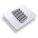 Produktbild 25 x Neodym-Magnete rund als Magnet-Scheibe in Ø 8 x 6 mm hoch, vernickelt (NiCuNi) | Haftkraft ca. ~2,2 kg | 25 Scheibenmagnete