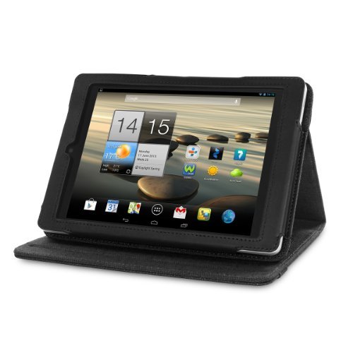 Cover-Up Schutzhülle für Acer Iconia A1-810 20 cm / 7,9 Zoll (Standfunktion, aus natürlichem Hanf), Schwarz - 3