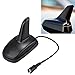 Produktbild Wokee Auto Dach Shark Fin Antenne,Haifischflosse Auto Dach AM / FM Radio Antenne für VW Für Audi Navigation STYL,Dekoration Zubehör Schwarz
