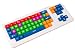 Produktbild DURAGADGET Pädagogische Bunte USB Kinder-Lerntastatur mit Farbkodierung, ENGLISCHES QWERTY-Layout ideal für Kinder Sonderpädagogik Förderbedarf Behinderung