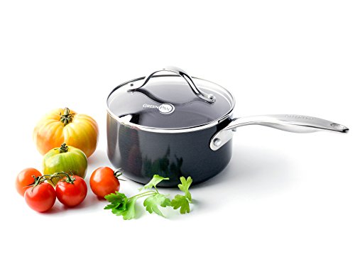 GreenPan, Venice, Ceramic Non-Stick 20cm Saucepan with Lid