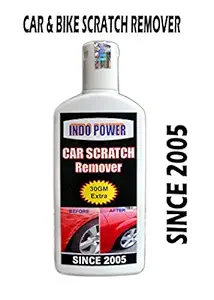 INDOPOWER CAR Scratch Remover 100gm. All Colour Car & Bike Scratch Remover (Not for Dent & Deep Scratches).