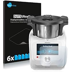 savvies Protection Ecran Compatible avec SilverCrest Monsieur Cuisine Connect (6 Pièces) - Film Protection Ultra Clair