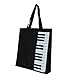 Produktbild katomi New Frauen schwarz Klavier Schlüssel Musik Tasche Einkaufstasche Hobos Schultertasche