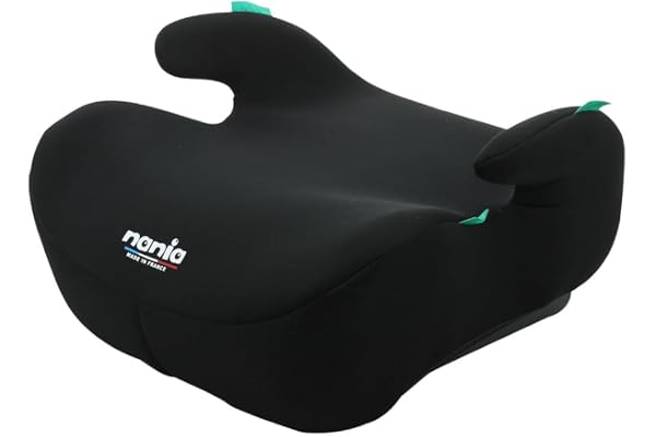 Nania Bubble, Rehausseur siège auto enfant, ceinturé, 126-150 cm, R129 i-Size, De 8 à 12 ans, Avec accoudoirs,Installation avec la ceinture de sécurité