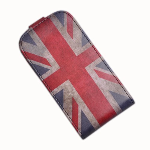 Voguecase® Etui Housse Flip Cuir Portefeuille Case Cover Pour Samsung Galaxy Trend Lite S7392 S7390(Rétro UK Drapeau)de Gratuit stylet l'écran aléatoire universelle