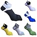 Produktbild BIANJESUS Herren Baumwolle Zehensocken Five Finger Running Socken Crew Sportsocken Weiche atmungsaktive Trendy Athletic Trainer Socken Größe 6-10, 5 Paar G