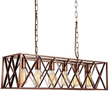 MULANG European Retro Industrial Style Iron Pendant Lamp Lounge Café Villa Creative Individuality Living Room Bedroom Corridor Balcony Furniture Decoration Lighting