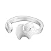 Produktbild Cdet offener Ring für Frauen, größenverstellbar, Motiv: Elefant