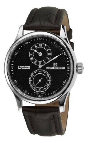 Revue Thommen Herren-Armbanduhr Regulateur Analog Automatik Leder 16065.2537 Revue Thommen Herren-Armbanduhr Regulateur Analog Automatik Leder 16065.2537