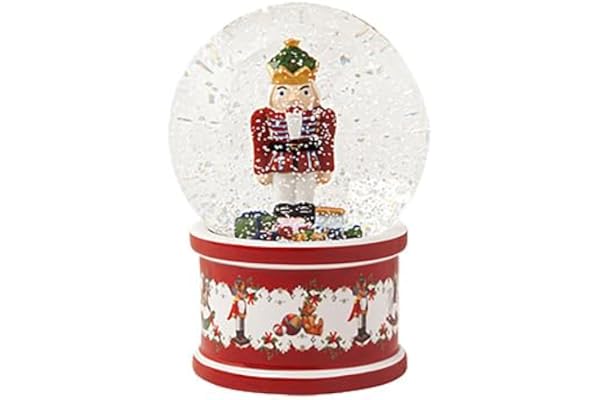 Villeroy & Boch - Julleksaker, snökula stor, nötknäppare, 13 x 13 x 17 cm, porslin/glas, flerfärgad 14-8327-6694