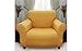 Produktbild Stretchhusse (gold) hussen für sessel 1 sitzer - sofahusse