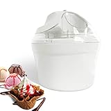 Leogreen - Sorbetière électrique 1.4 L Machine à Glace Sorbetière pour Crème Glacée, Sorbet et Yaourt Glacé, Machine à crème glacée sans BPA, Facile à Utiliser, Fabriqué en 15-30 Minutes