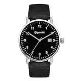 Gigandet Herren-Armbanduhr Minimalism Quarzwerk Analog mit Lederarmband G26-003