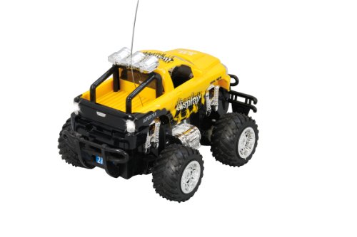 Imagen 1 de Jamara 403711 - Coche danzarín (escala 1:22, LED, sonido, 27 Mhz), color amarillo [importado de Alemania]