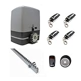 Kit completo motor puerta corredera CARRERA 800KG con electrónica de control..