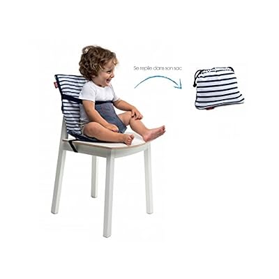 BABYTOLOVE - Chaise nomade bébé Edition limitée denim