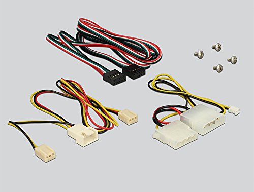 DELOCK Front Panel 8,89 cm, 3,5 Z 2x USB 3.0 schwarz (Pinheader) + LÃ¼ftersteuerung - 3