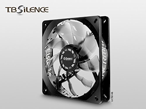 Enermax TB Silence - Ventilador para caja de ordenador  negro  8 2 x 8 2 x 2 5 cm