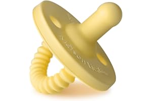 Maison Licata 2en 1 Sucette & Anneau de Dentition | Tétines pour bébé en silicone 100% hygiénique et hypoallergénique | Sucette sans BPA | Tétine mam super douce et souple pour bébé de 3 mois et plus