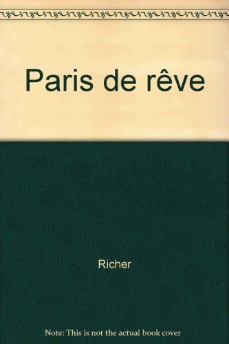 couverture de : PARIS DE R&Ecirc;VE