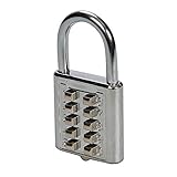 Soporte de acero Silverline Tools - Candado de combinación