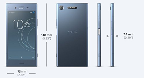 Sony Xperia XZ1 Smartphone  (13,2 cm (5,2 Zoll) Triluminos Display, 19MP Kamera, 64GB Speicher, Android) schwarz
