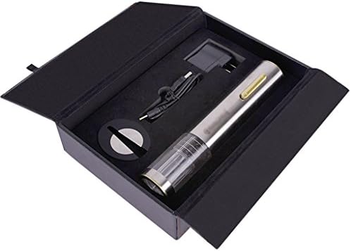 SUBBYE Electric Cork Remover Corkscrew Rechargeable Automatic Stainless Steel Bottle Opener Color Optional ( Color : Gold )