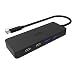 Produktbild ICZI USB C Hub mit 2 USB C Ports und 2 USB 3.0 Ports, unterstüzt Datenübertragung und Aufladung, USB Typ C Hub für Macbook, Macbook pro, Chrome Pixel