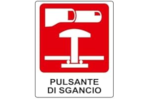 SOCIAL CRAZY NEW CARTELLO SEGNALETICO - pulsante di sgancio - Adesivo Extra Resistente, Pannello in Forex, Pannello In Alluminio (PANNELLO IN ALLUMINIO 20X31 cm)