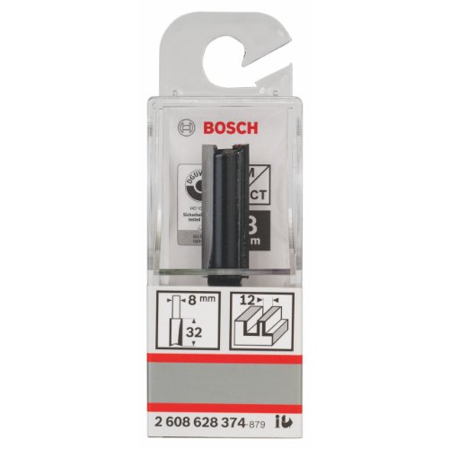 Bosch Zubehör 2 608 628 374 Nutfräser 8 mm, D1 12 mm, L 32 mm, G 62 mm - 2