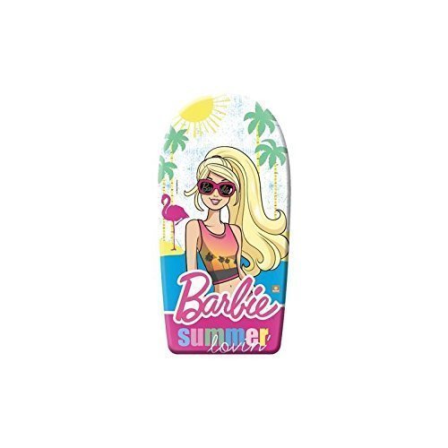 Preisvergleich Produktbild Lively Moments Hochwertiges Bodyboard 94 cm / Body Board / Surfboard / Schwimmbrett Barbie Summer Lovin mit Palmen