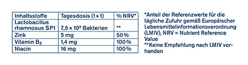 tetesept Proflora Darm Aktiv-Kulturen Trinkampullen – 7, 5 Mrd. Milchsäurebakterien in Trinklösung, ergänzt um darmgesunde Nährstoffe – 1er Pack à 7 Fläschchen [Nahrungsergänzungsmittel]