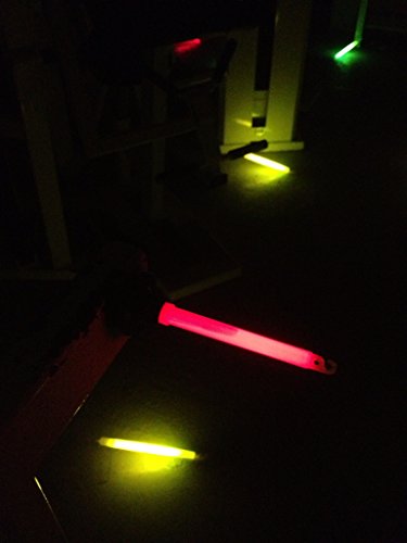 Cyalume SnapLight Rot KnickLichter Glow Sticks – 15cm 6 Inch Industrial Grade Leuchtstab, Ultra helle Light Sticks mit Leuchtdauer 12 Stunden (10-er Pack) - 7