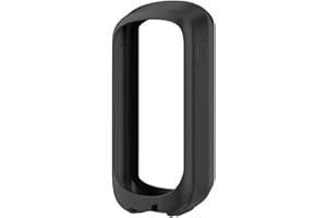 GENERIC Voikoli Custodia compatibile con Garmin Edge Explore 2, custodia protettiva in silicone morbido accessori per ciclismo (nero)